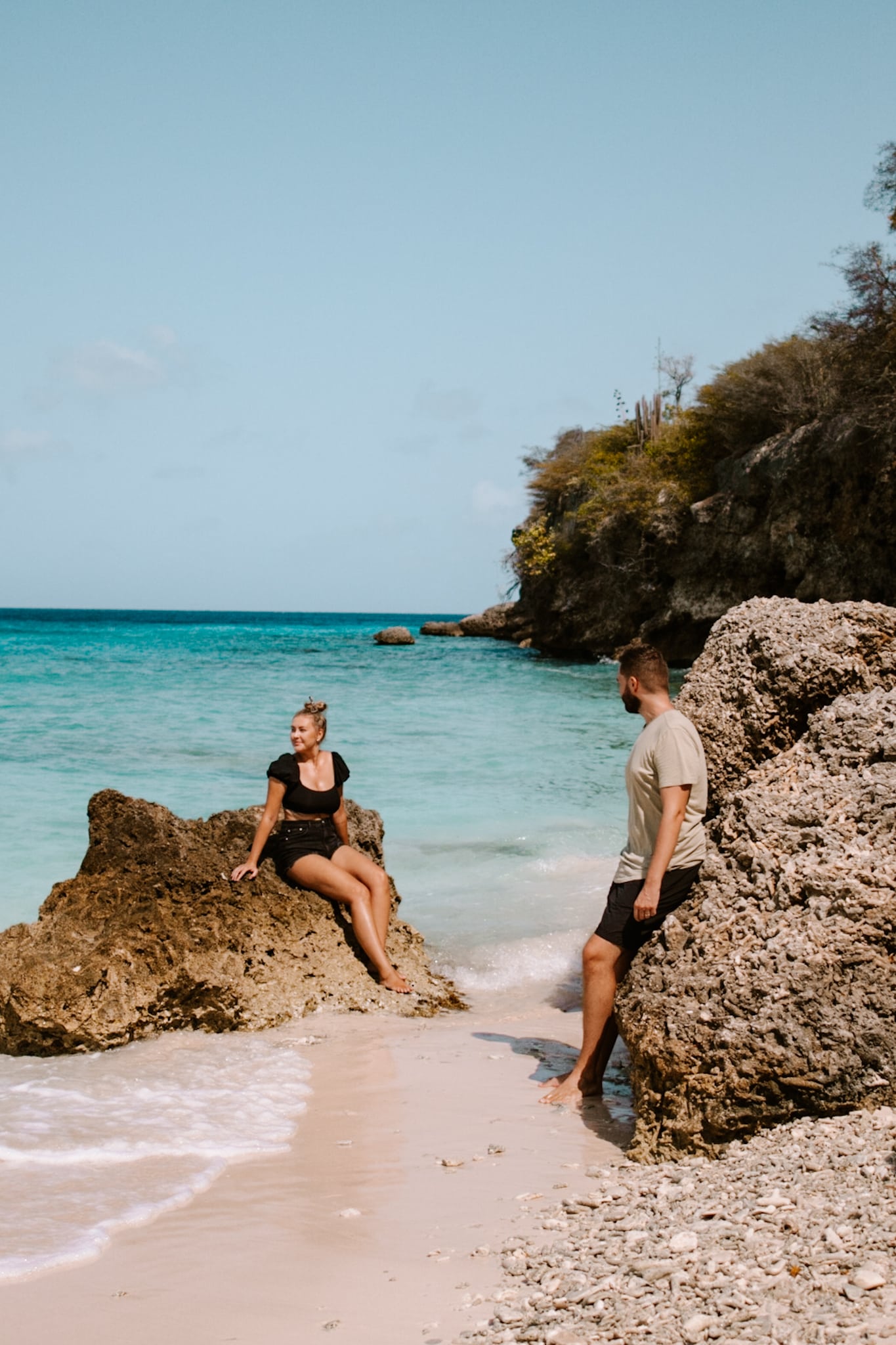 curacao beaches abc islands caribbean