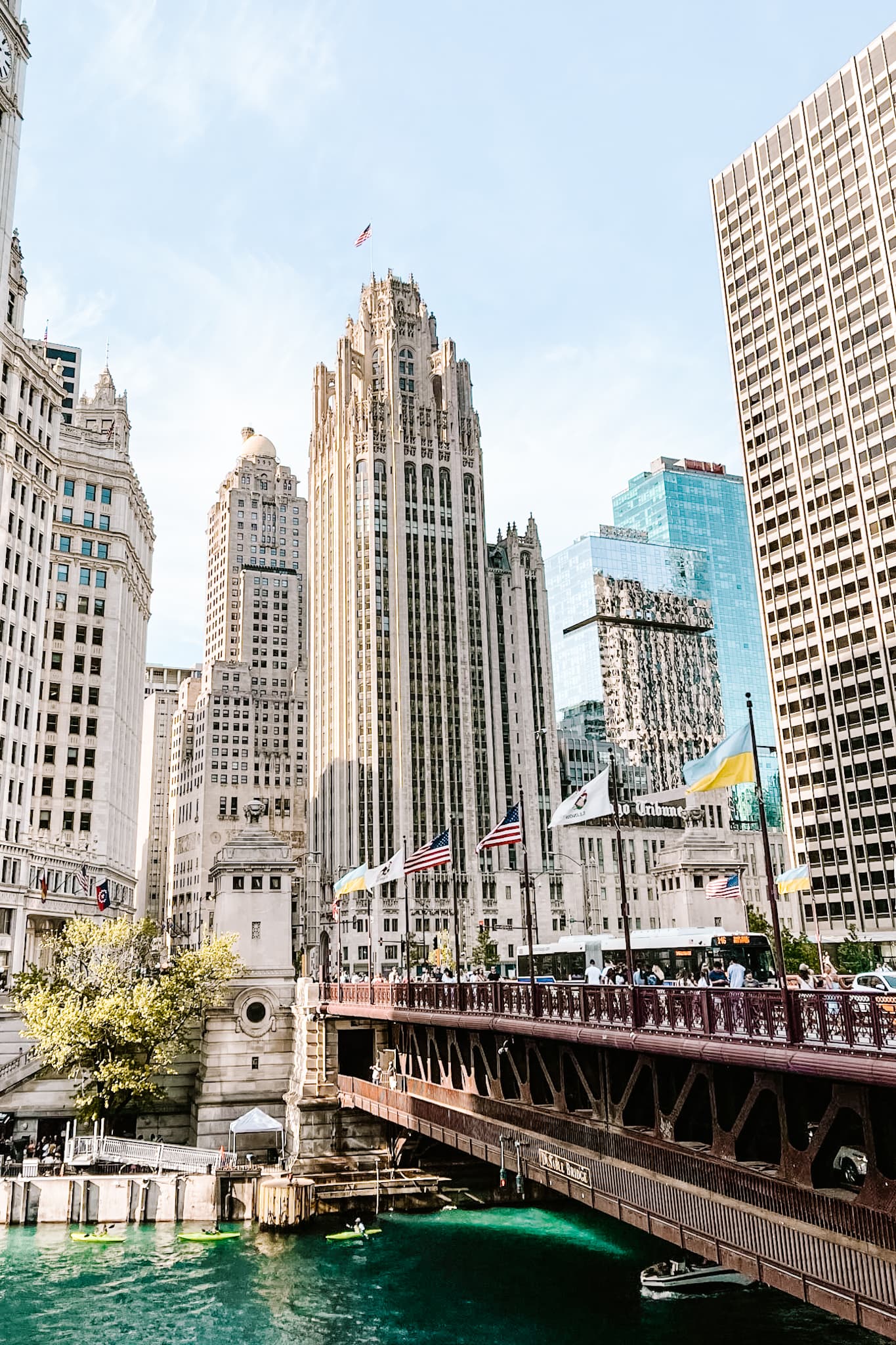 chicago dusable bridge usa united states of america