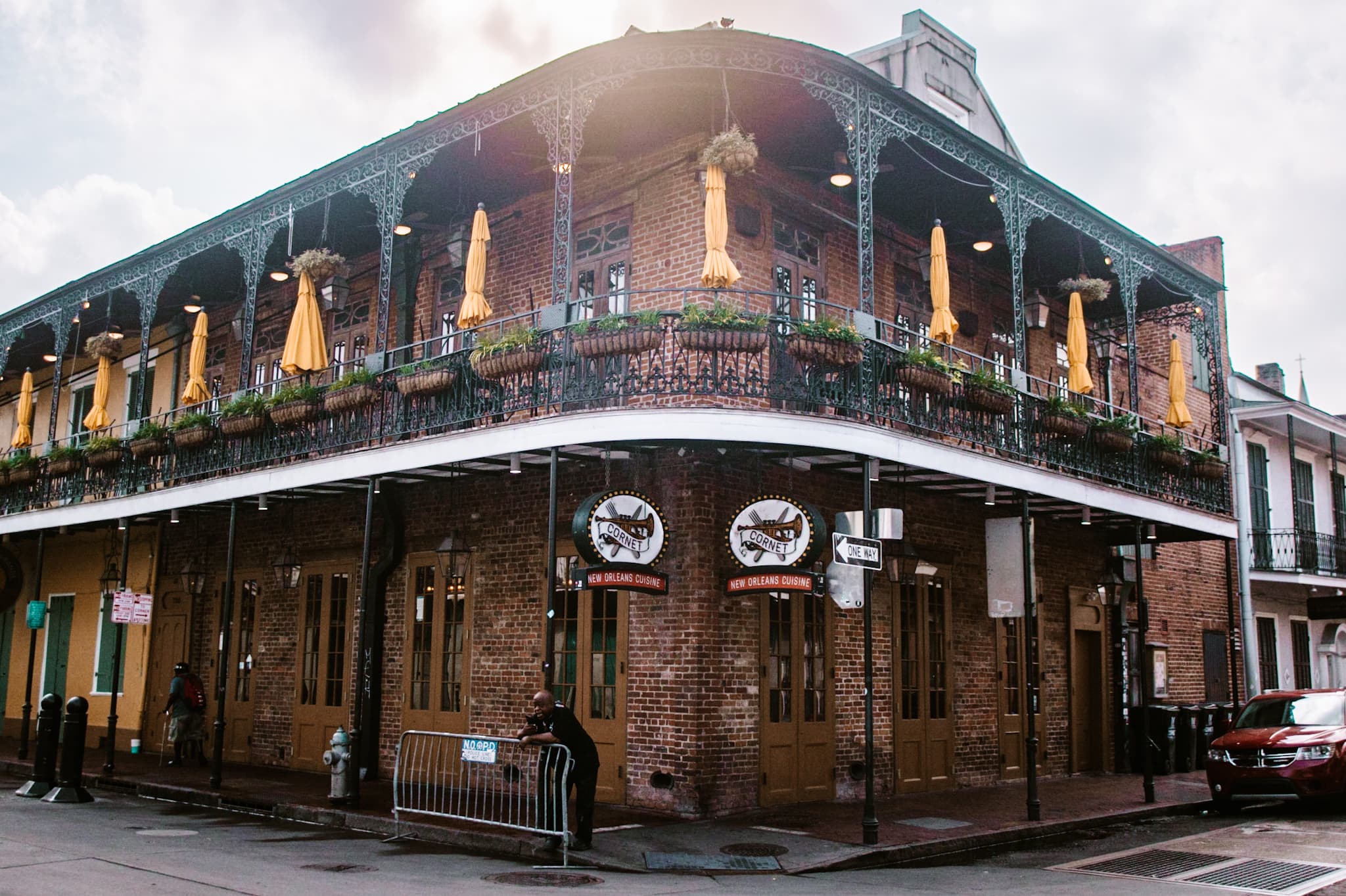 new orleans french quarter bourbon street usa united states of america