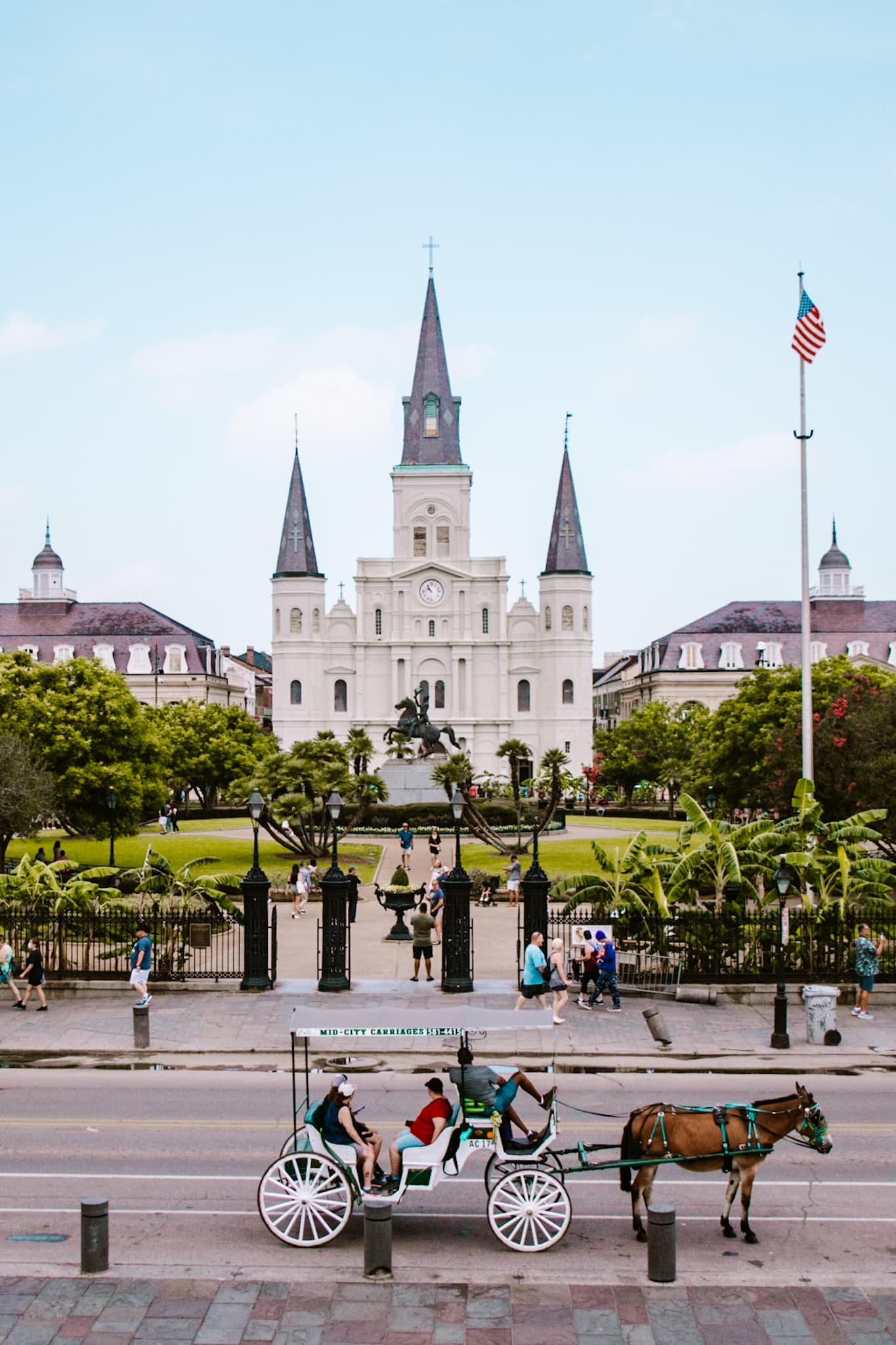 new orleans jackson square usa united states of america