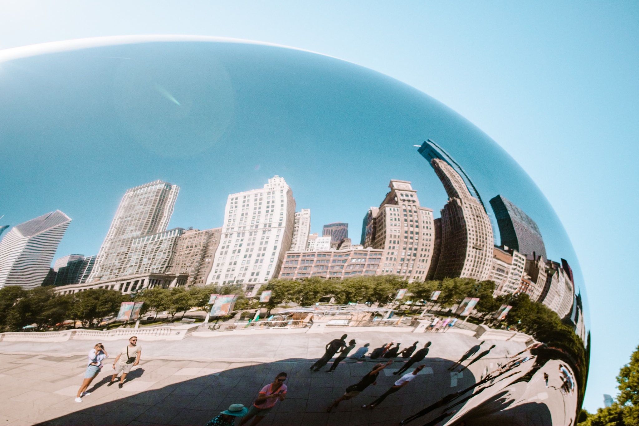 chicago cloud gate usa united states of america