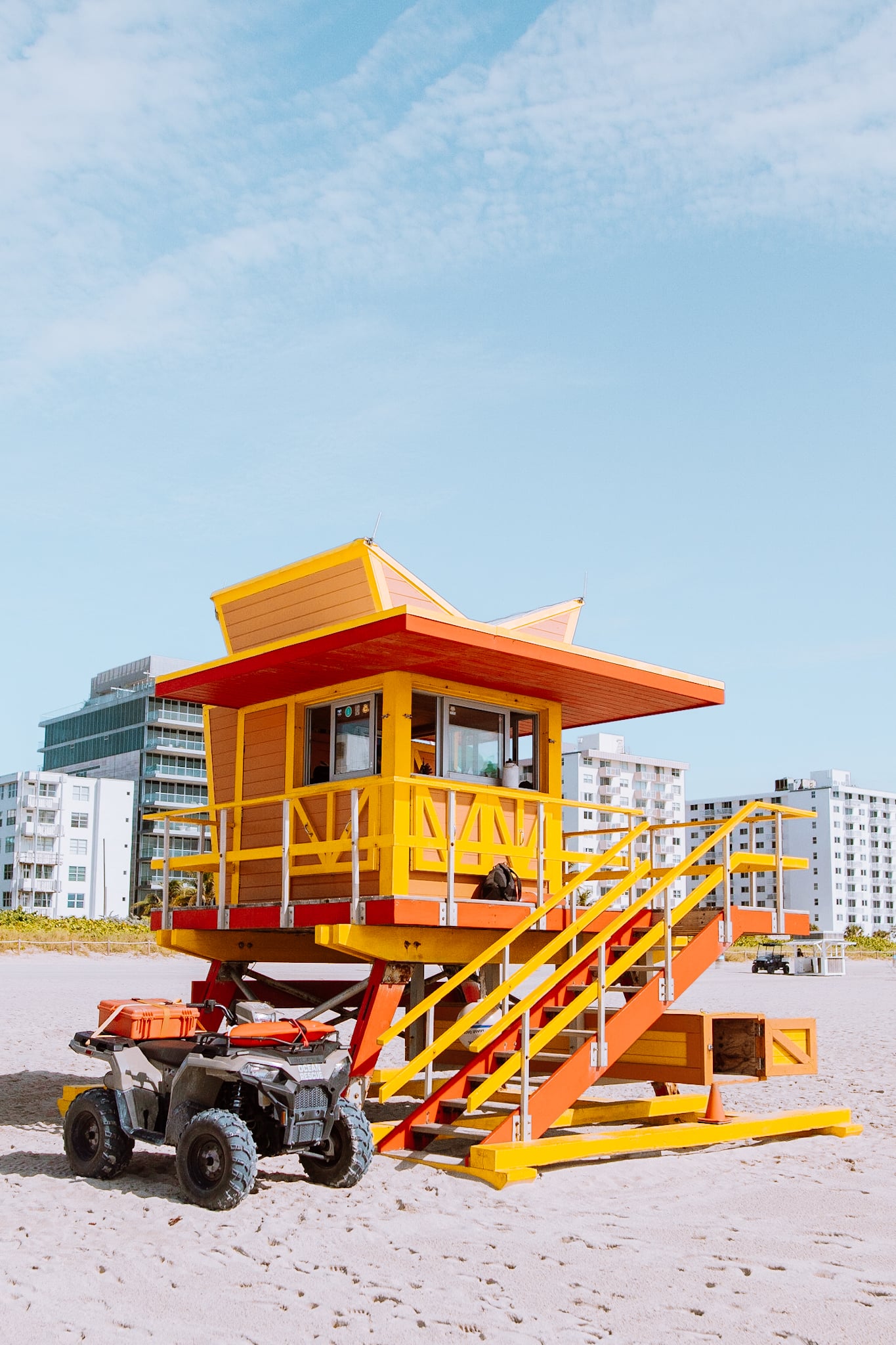 miami lifeguard towers usa united states of america