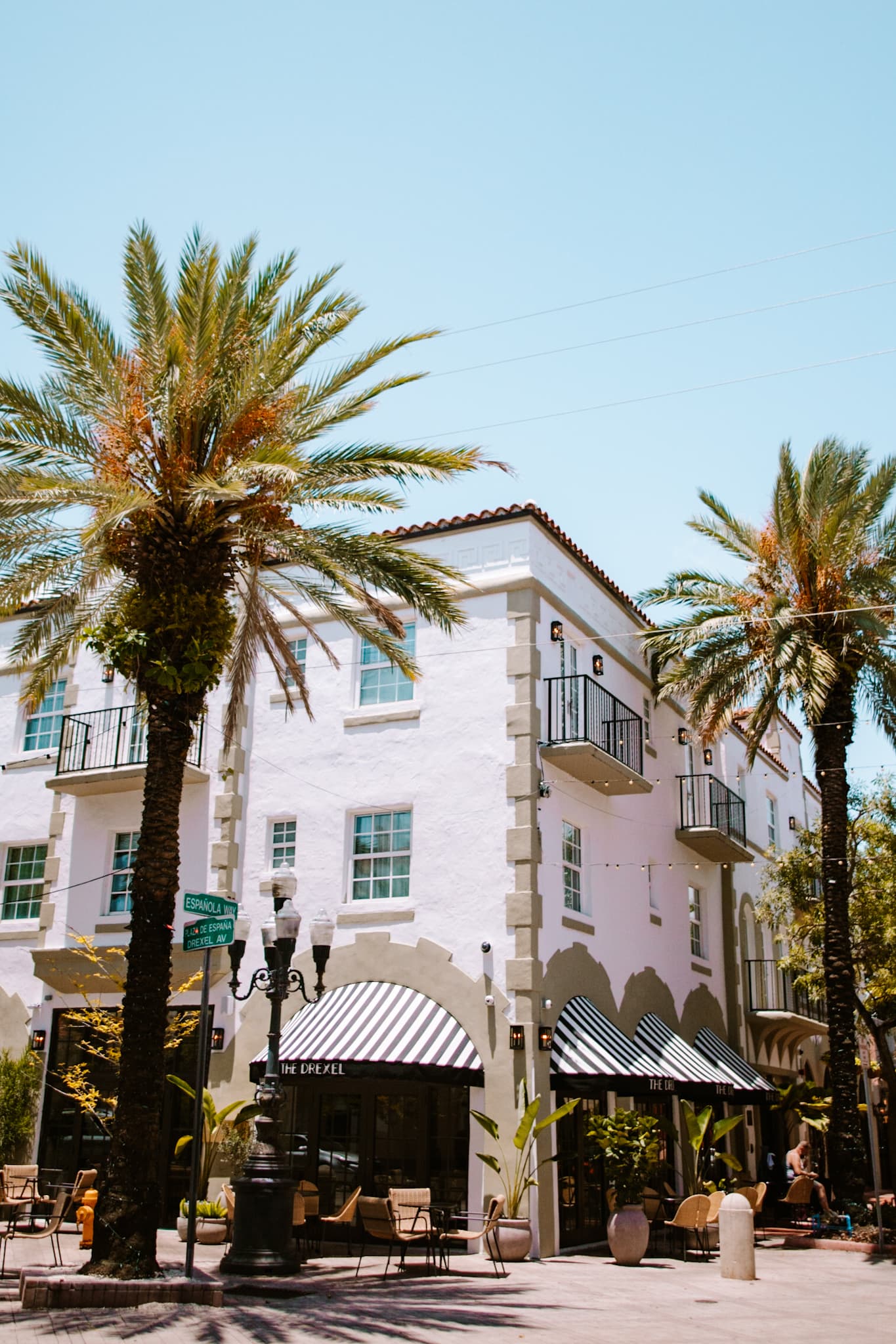 espanola way ocean drive miami usa united states of america