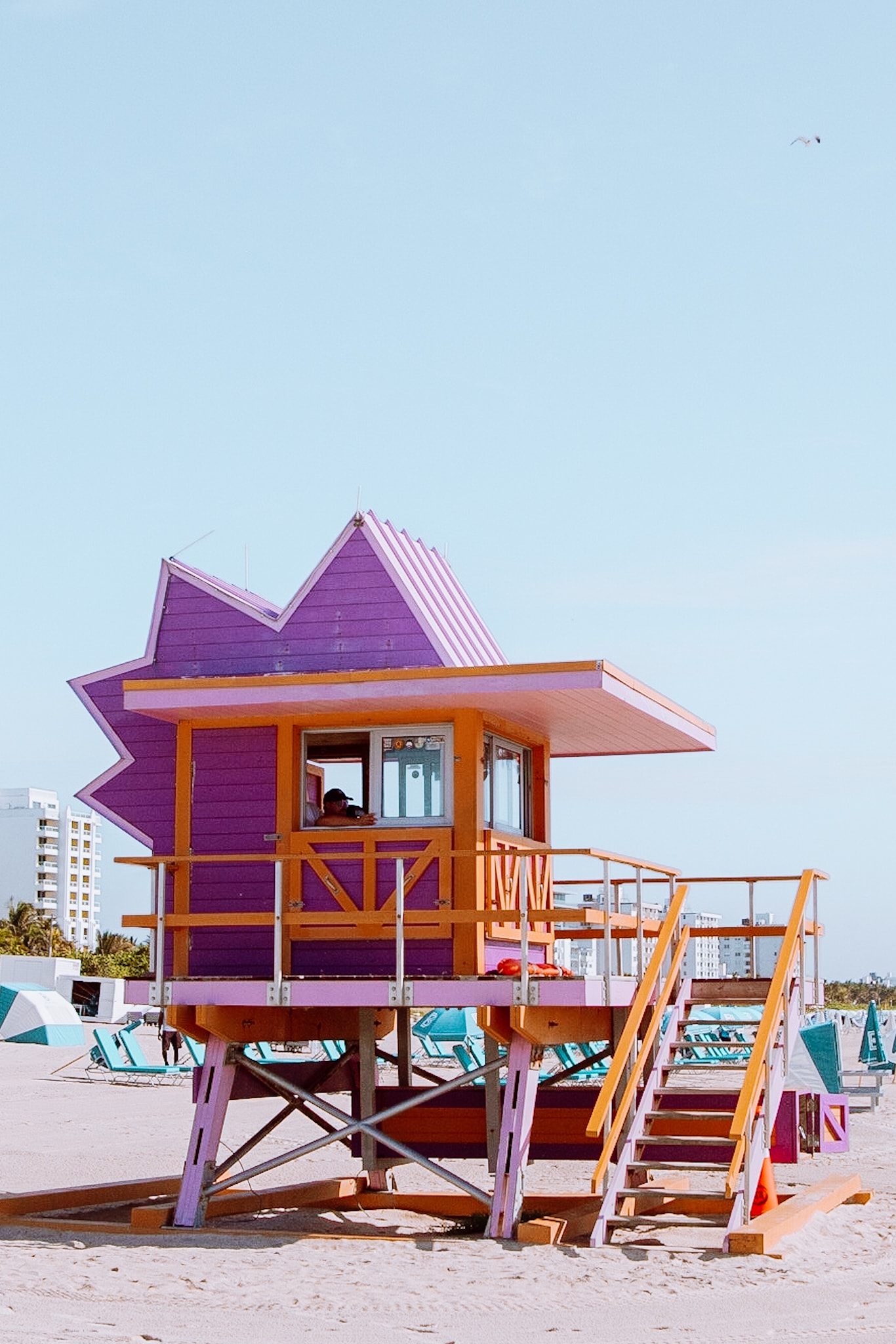 miami beach lifeguard huts usa united states of america