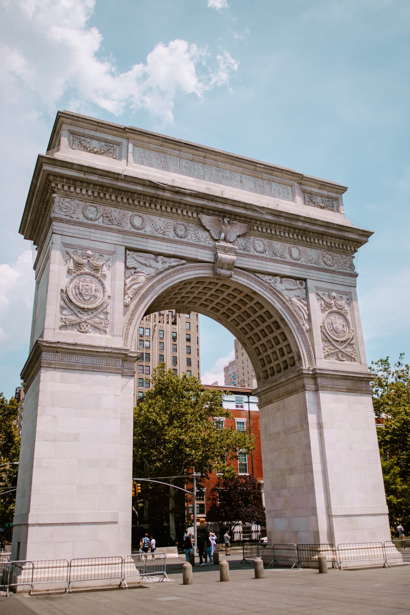 new york city washington square park nyc usa united states of america