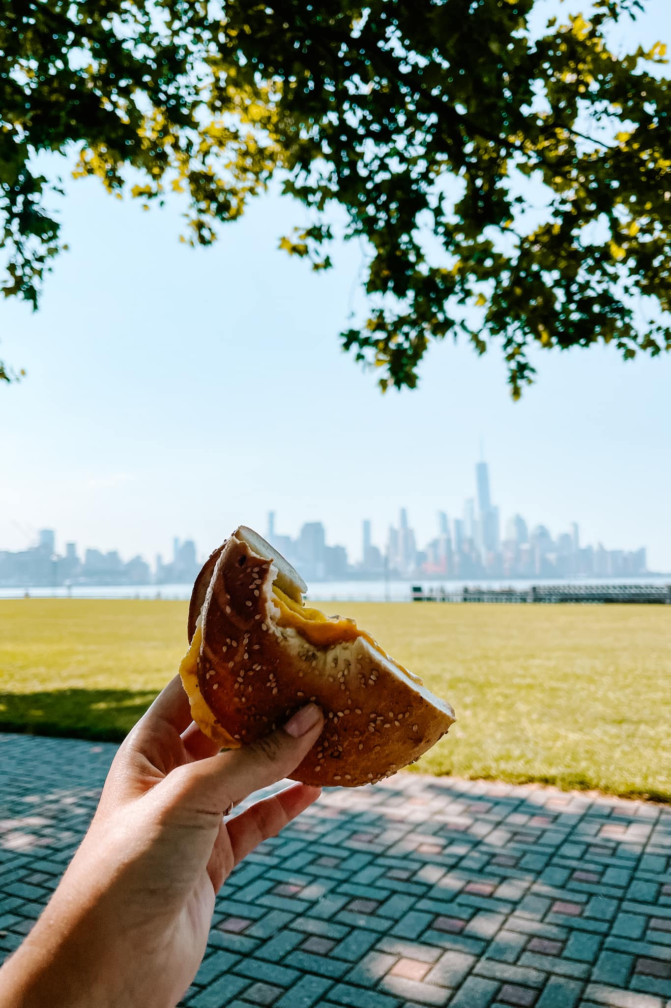 new york city new jersey hoboken jp bagel nyc usa united states of america