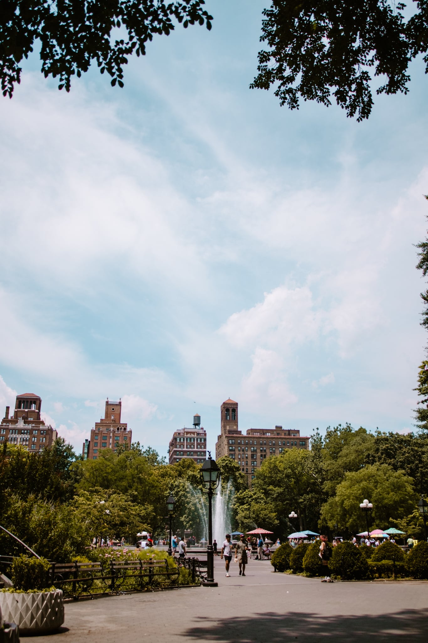 new york city washington square park nyc usa united states of america