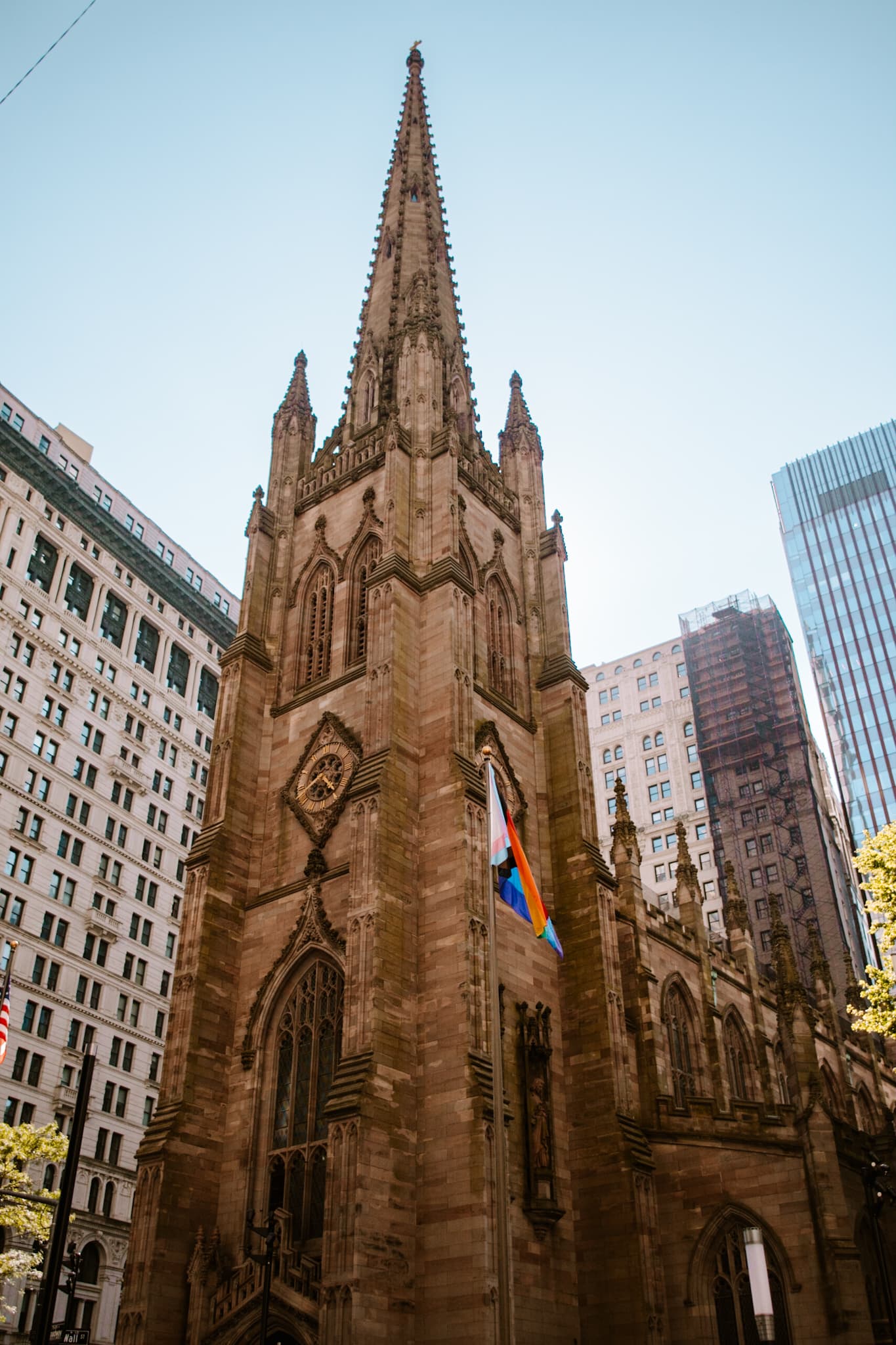 new york city trinity church nyc usa united states of america