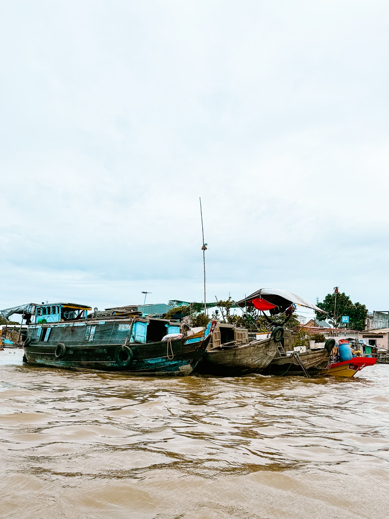 mekong delta river ben tre can tho vietnam