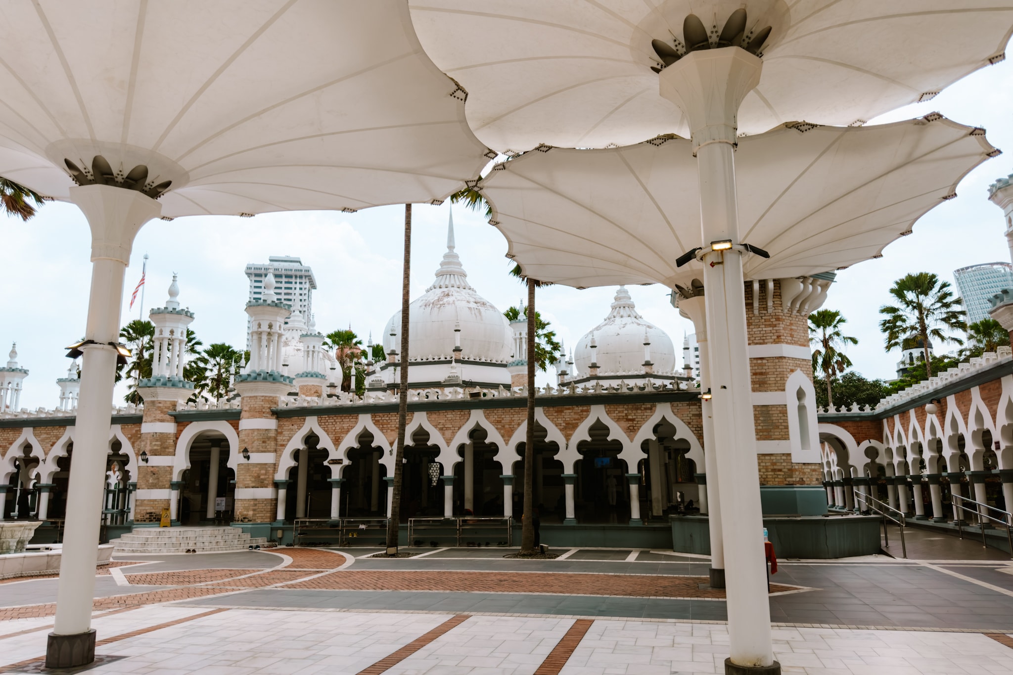 kuala lumpur malaysia masjid jamek sultan abdul samad mosque