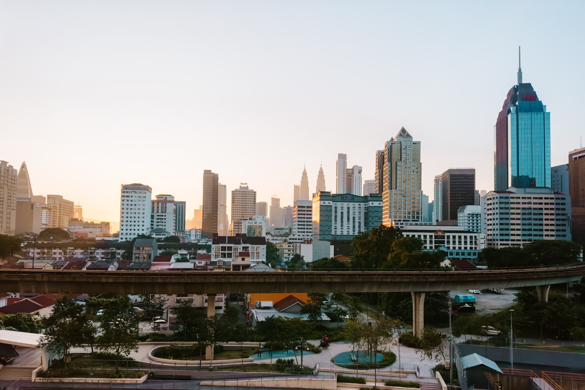 kuala lumpur malaysia skyline