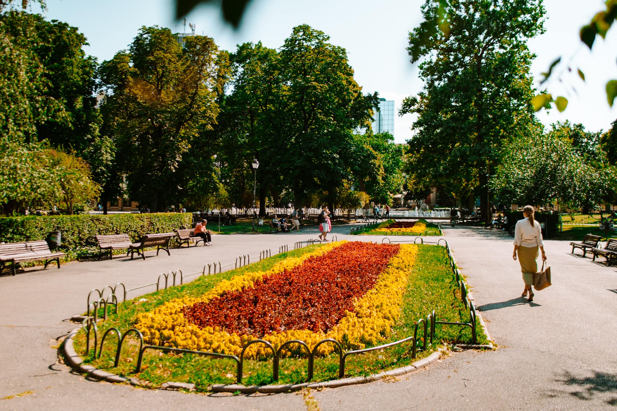 sofia bulgaria city garden